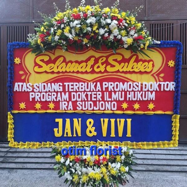 Bunga papan selamat dan sukses3