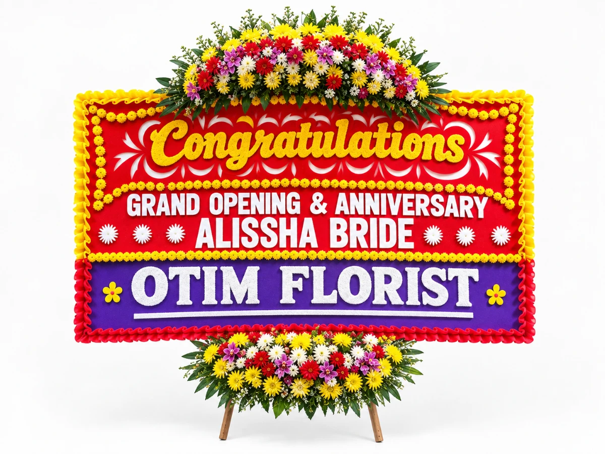 Bunga papan congratulations BP-08